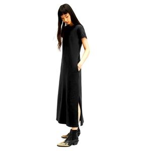 All Saints Anna Crew Neck Short Sleeve Maxi Dress